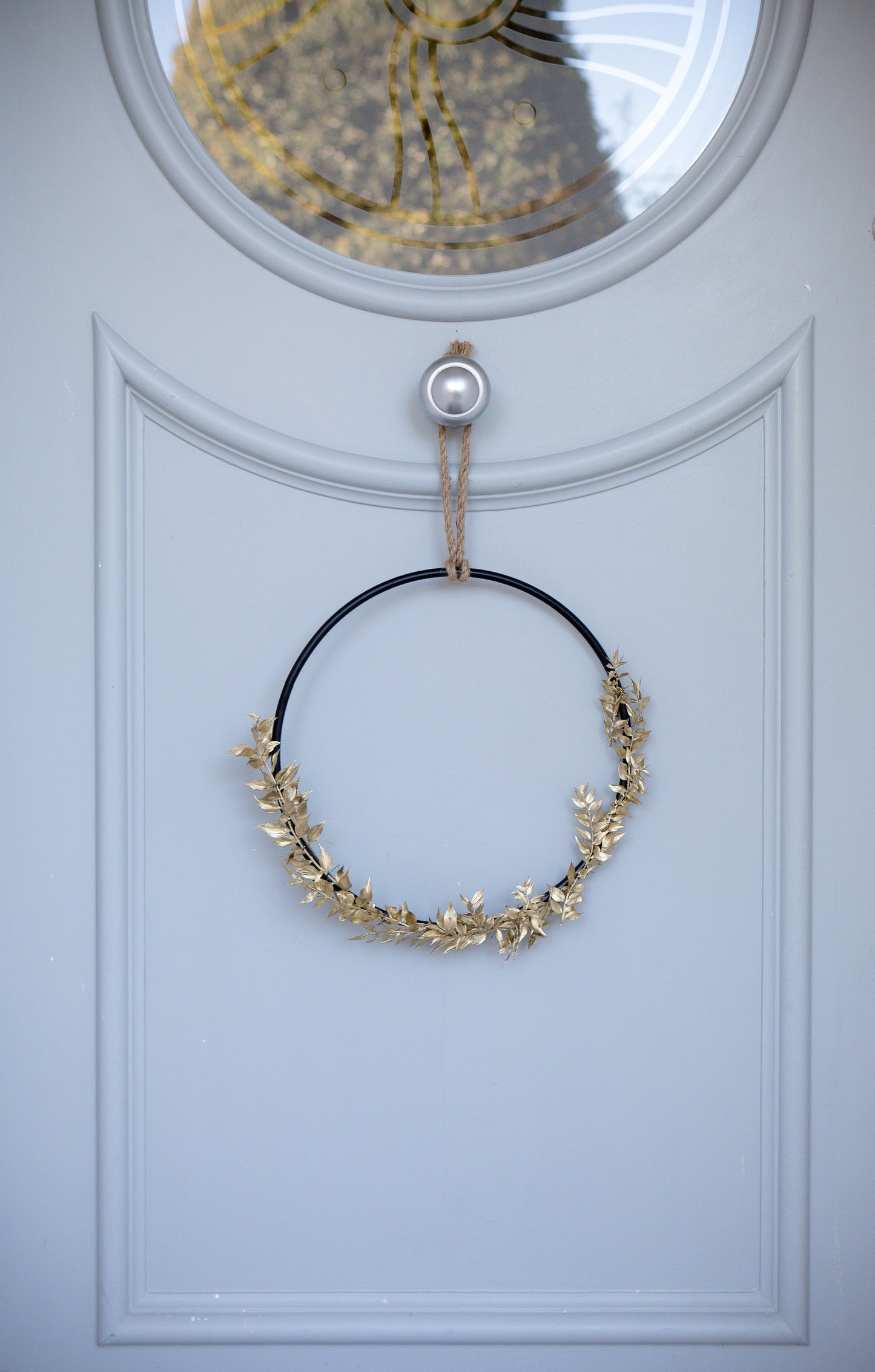 Gold Ruscus Door Decoration