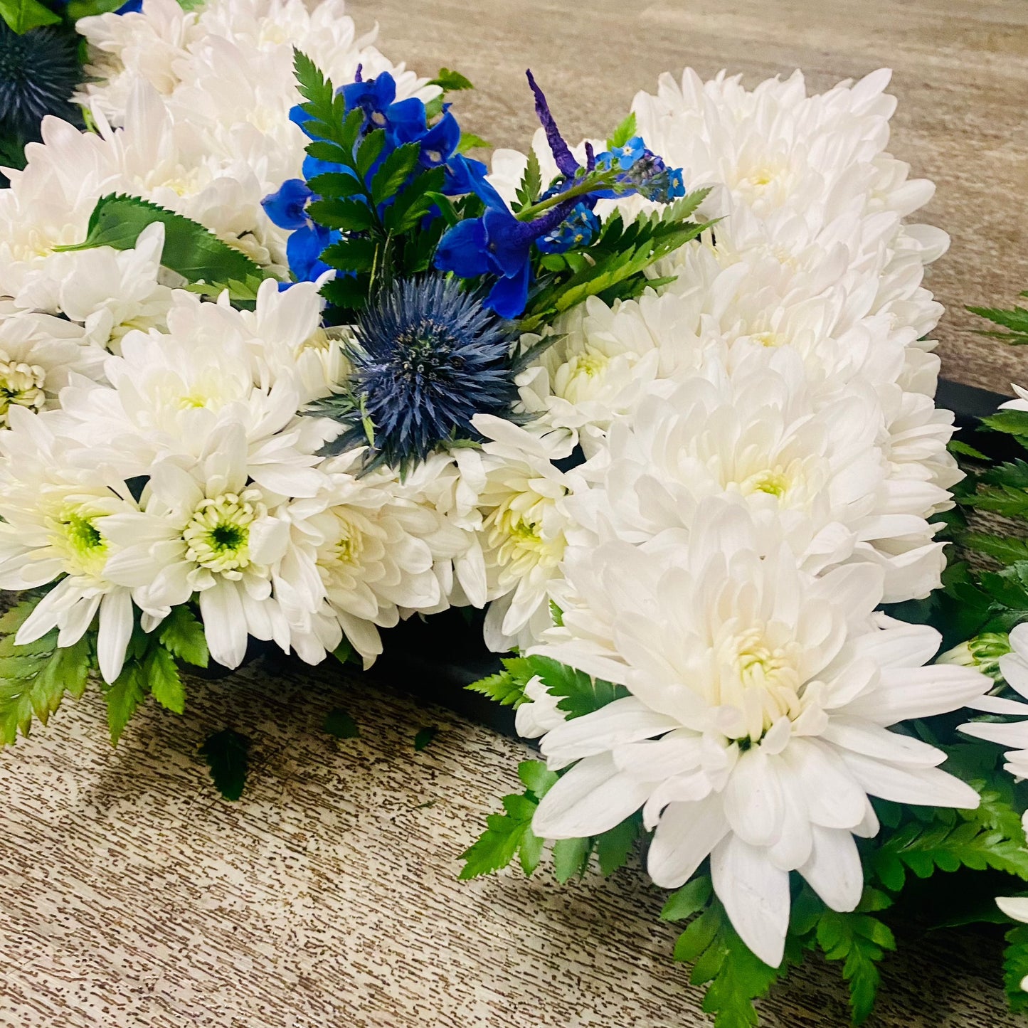 Lettering - funeral flower lettering