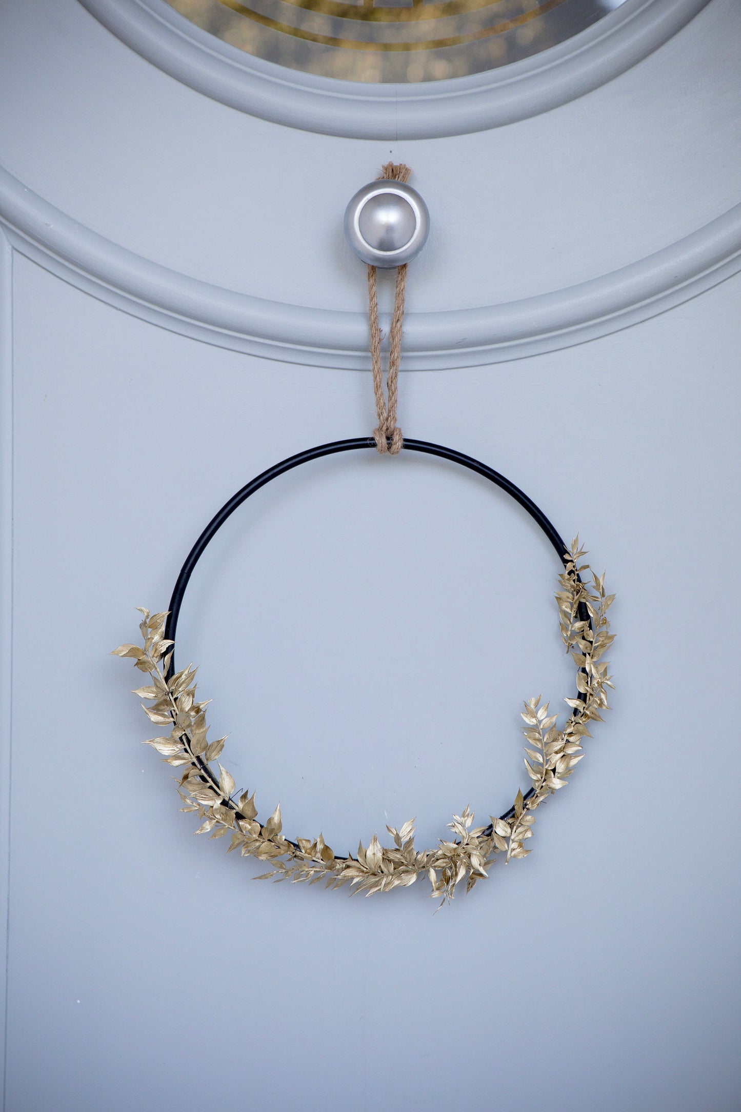 Gold Ruscus Door Decoration