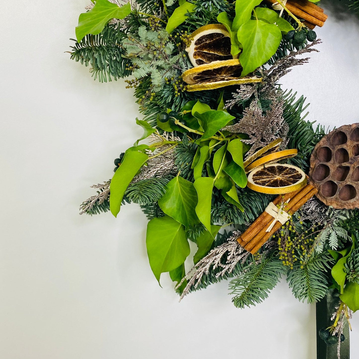 Spiced Wreath | Festive Door Wreath | Natural Decoration