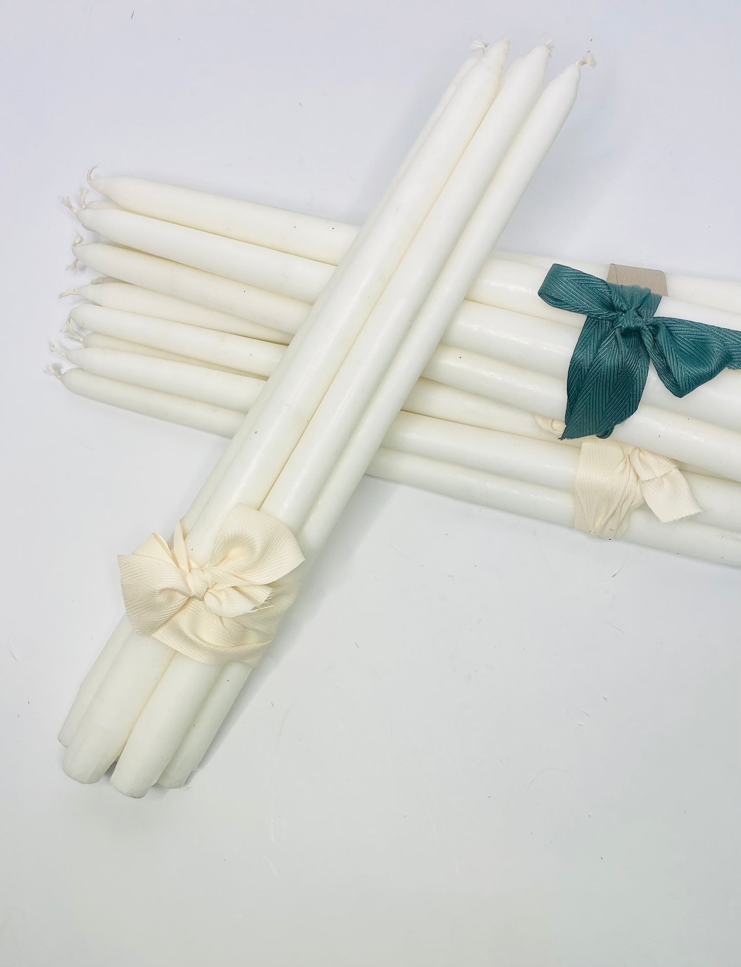 Ivory Taper Candles | Extra Long