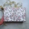 Block Printed Wrapping Paper Sheets - Pomegranate Pink Earth