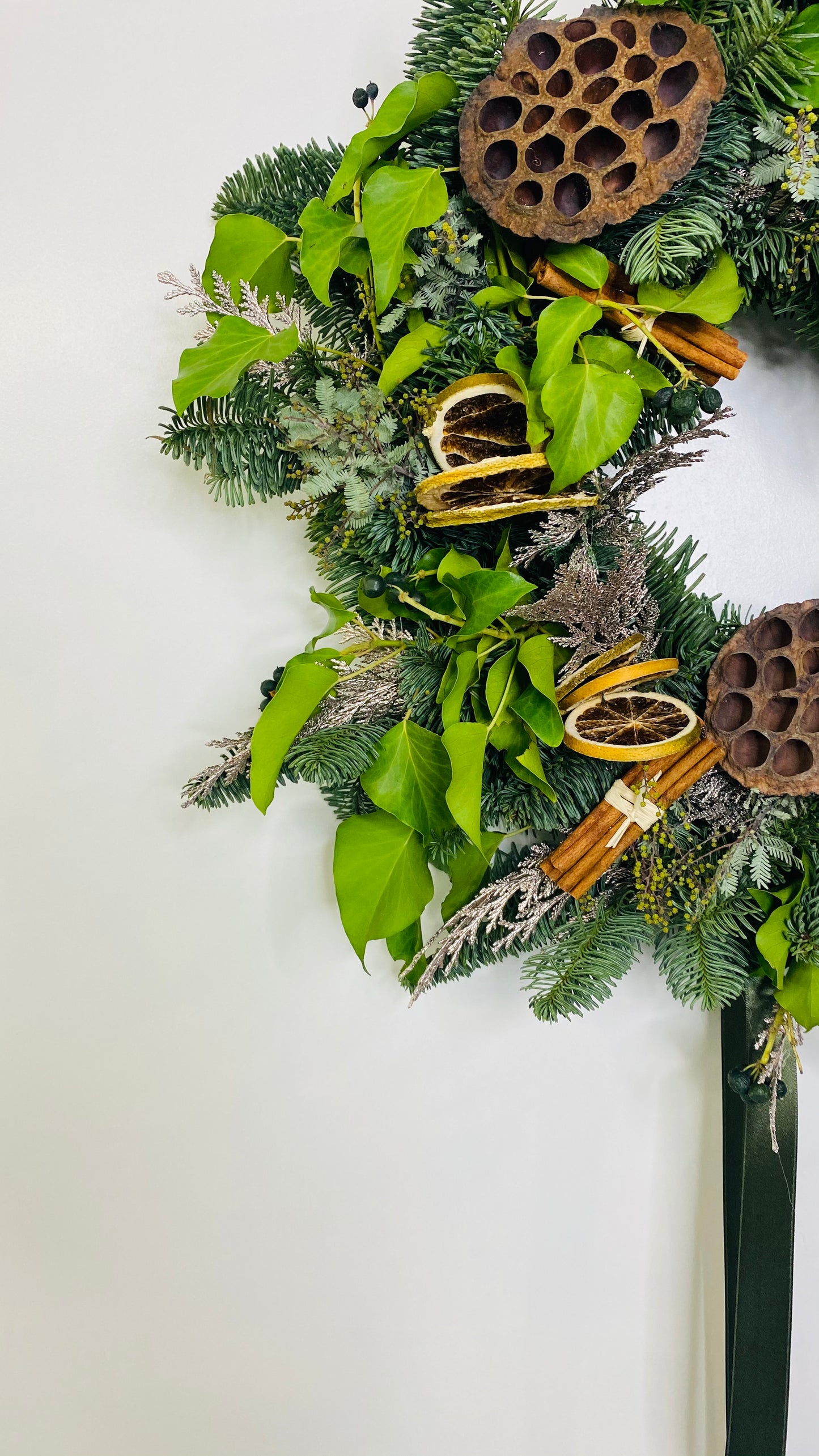 Spiced Wreath | Festive Door Wreath | Natural Decoration