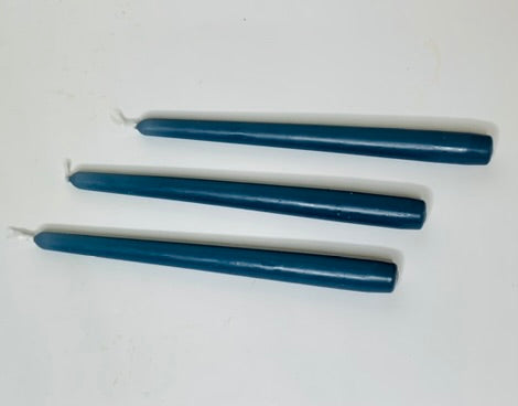 Soft Blue Taper Candles