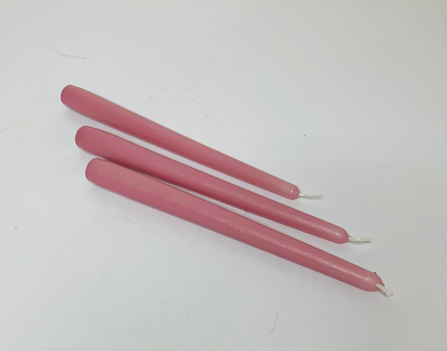 Dusty Pink Taper Candles