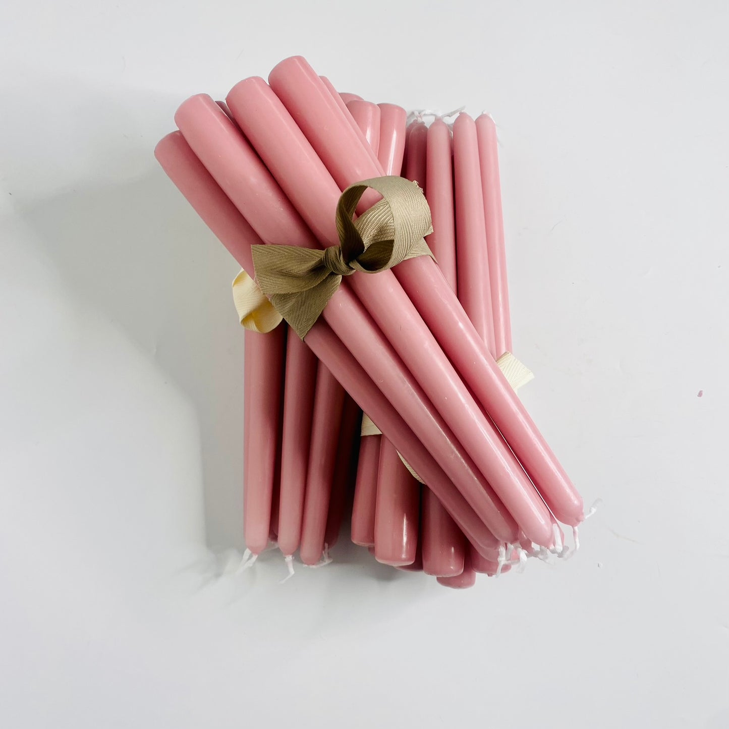 Dusty Pink Taper Candles