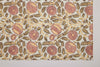 Block Printed Wrapping Paper Sheets - Marigold Glitz Coral