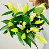 Beautiful White Oriental Lilies - Bunch - Chobham Flowers #3 Stems