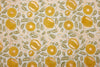 Block Printed Wrapping Paper Sheets -Marigold Glitz Sunshine - Chobham Flowers #