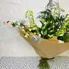Classic & Clean Handtied Bouquet - White and Green Flowers - Chobham Flowers #Grand