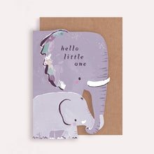  Elephant New Baby Card | New Parent Card | Baby Cards
