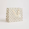 Hand Block Printed Gift Bags (Medium) - Blush - Chobham Flowers #
