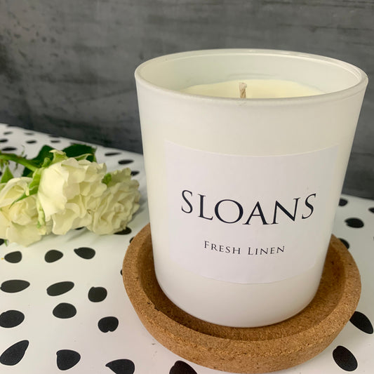 Fresh Linen Candle - Sloans