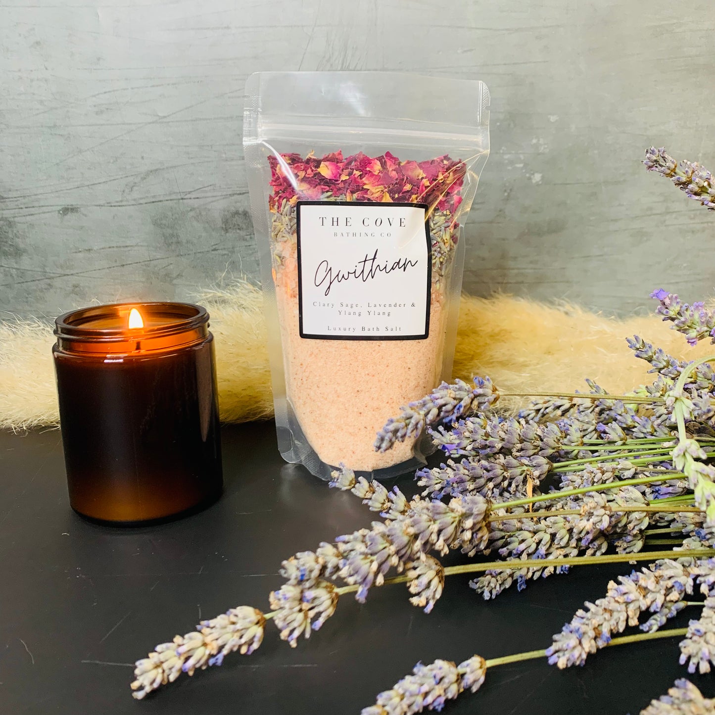 Luxury Bath Salts | Lavender & Rose