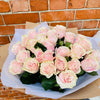 Pink Rose Handtied Bouquet - Chobham Flowers #10 Stems