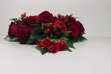  Red Rose Heart - Funeral Flowers - Chobham Flowers #12 Inch