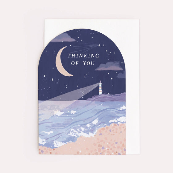 Thinking of You Lighthouse Card | Thinking of You Card - Chobham Flowers #